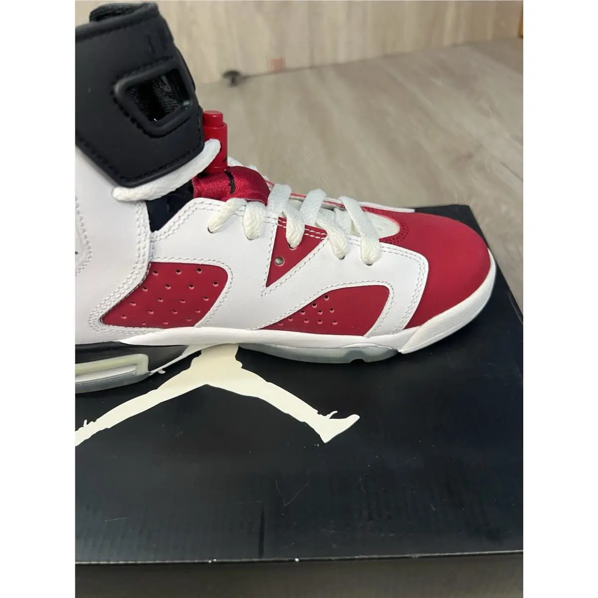 Nike shoes - Air Jordan 6 - Air - White/Red/Black (UPC: 0823229822129) 9