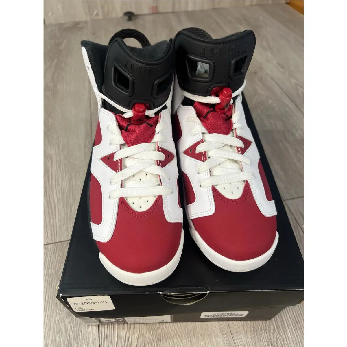 Nike shoes - Air Jordan 6 - Air - White/Red/Black (UPC: 0823229822129) 0