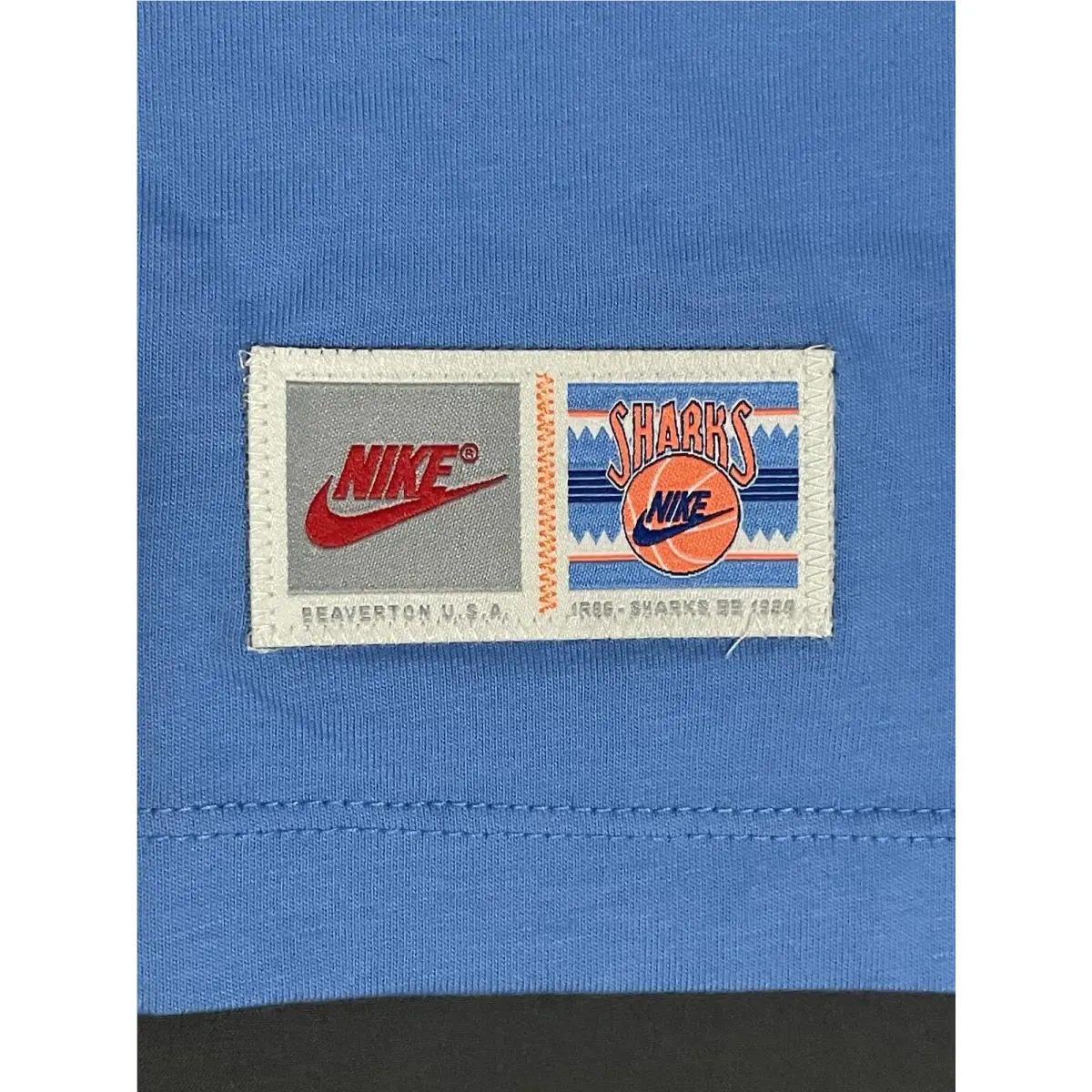 Nike clothing - Nike NSW Sharks Basketball - NSW Sharks Basketball - FB9032412 - Baby Blue/White/Orange (UPC: 0196156239637) 2