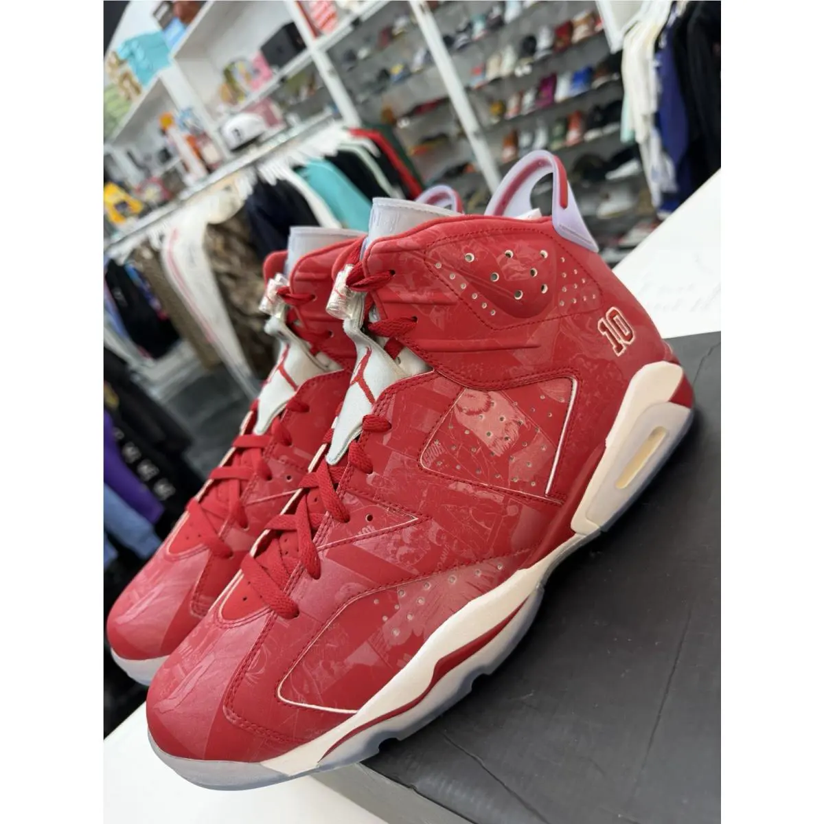 Nike shoes - Jordan 6 - 717302 600 - Varsity Red 3