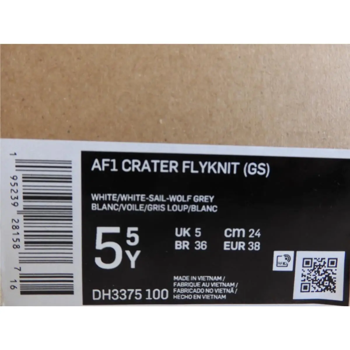 Nike shoes - Nike Air Force 1 Crater Flyknit - White (UPC: 195239281587) 3