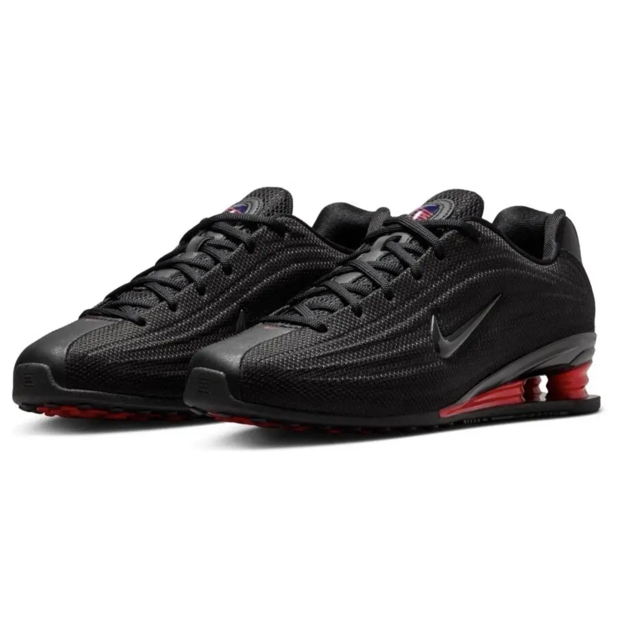 Nike Shox Z Black University Red HQ7540-002 Womens Size 7