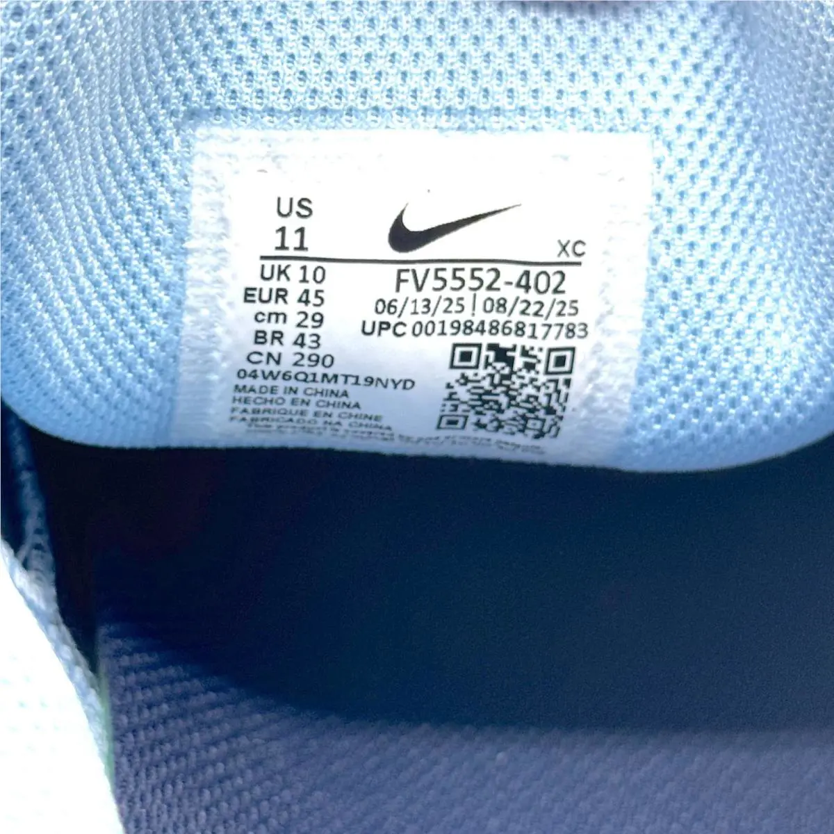 Nike shoes - Nike Vapor 12 - Vapor - FV5552-402 - Blue (UPC: 198486817783) 4