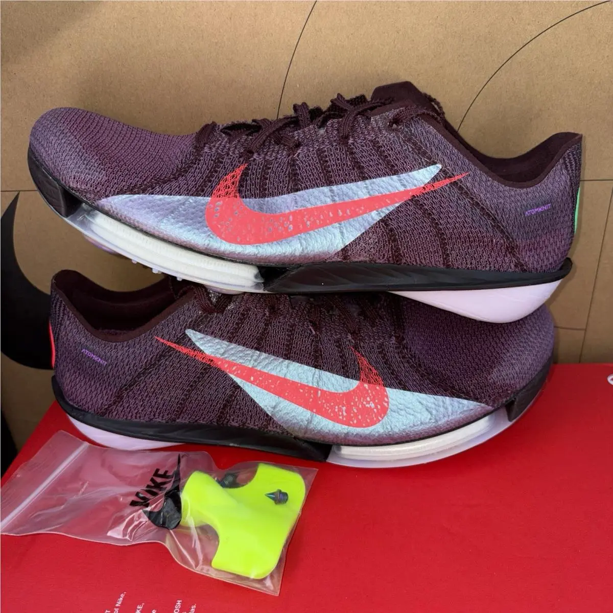 Nike Victory 2 Faith Kipyegon Purple Spikes Track Nby IB4202-600 Men Size 10