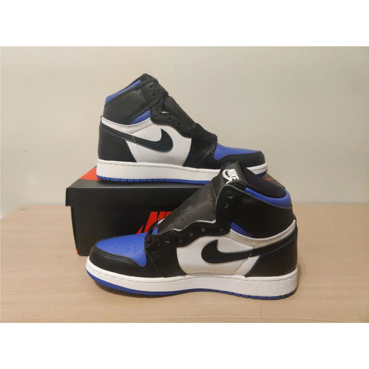 Nike shoes - Air Jordan 1 - Air - Black/Black-White-Game Royal (UPC: 193658125727) 0