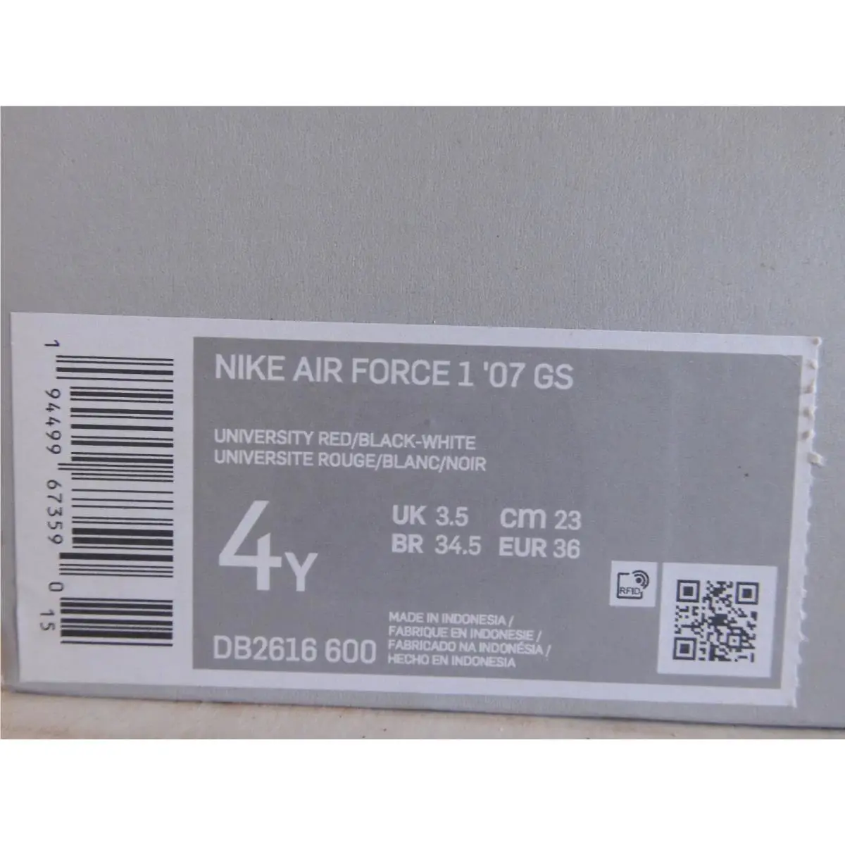 Nike shoes - Nike Air Force 1 `07 LV8 - Red (UPC: 194499673590) 3