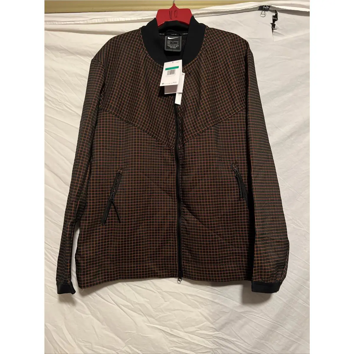 Nike Sportswear Tech Pack Jacket Anthracite/team Orange/black Size XL AR1578-060