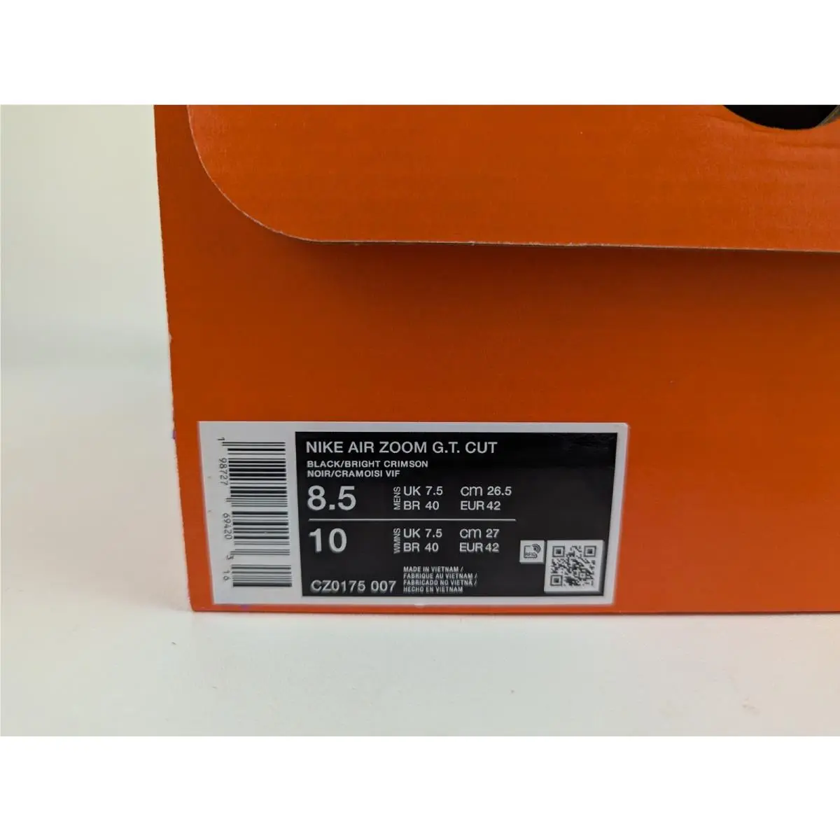 Nike shoes - Nike Air Zoom GT Cut - CZ0175-007 - Black 7