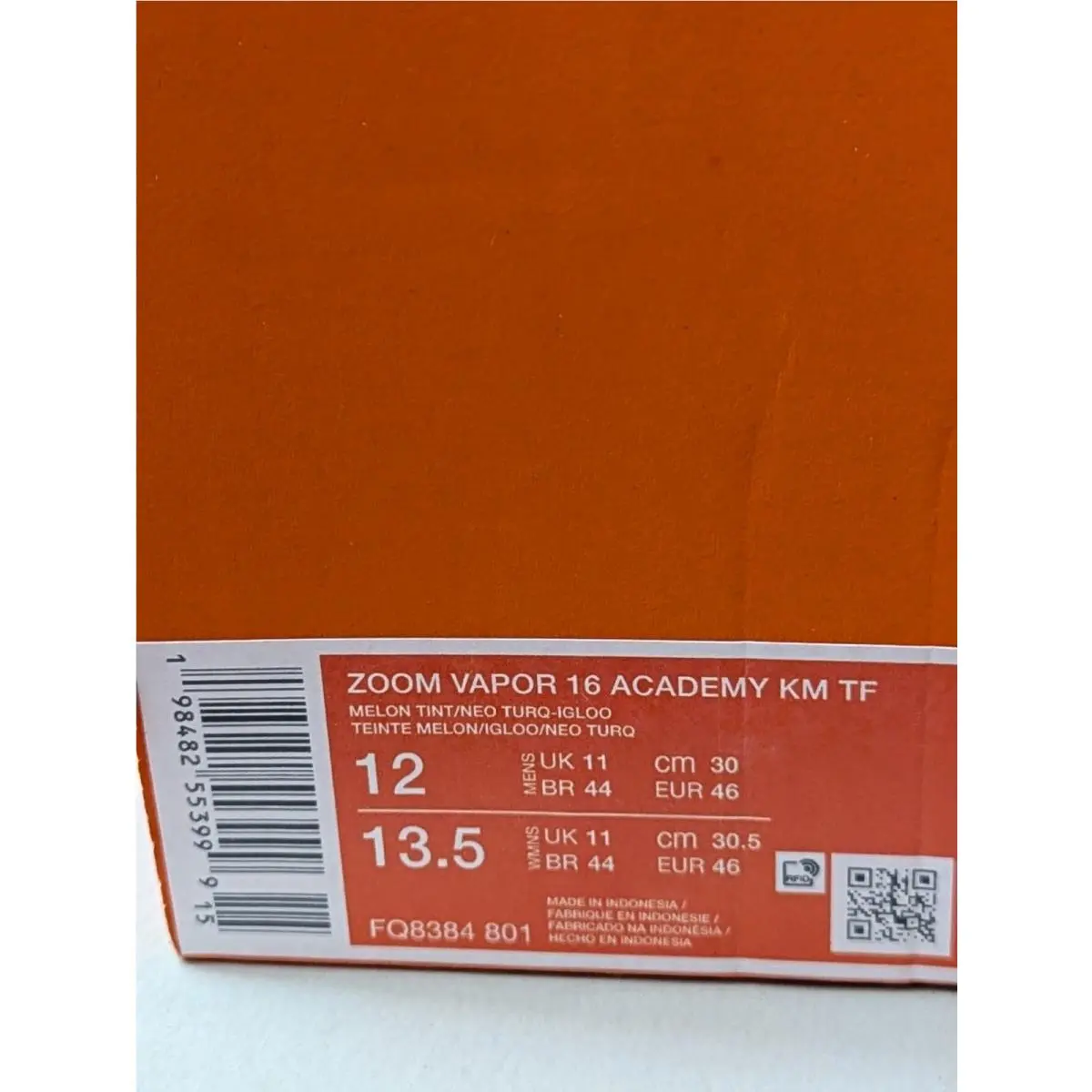Nike shoes - Nike Zoom Vapor 16 Academy - FQ8384-801 - Orange (UPC: 198482553999) 3