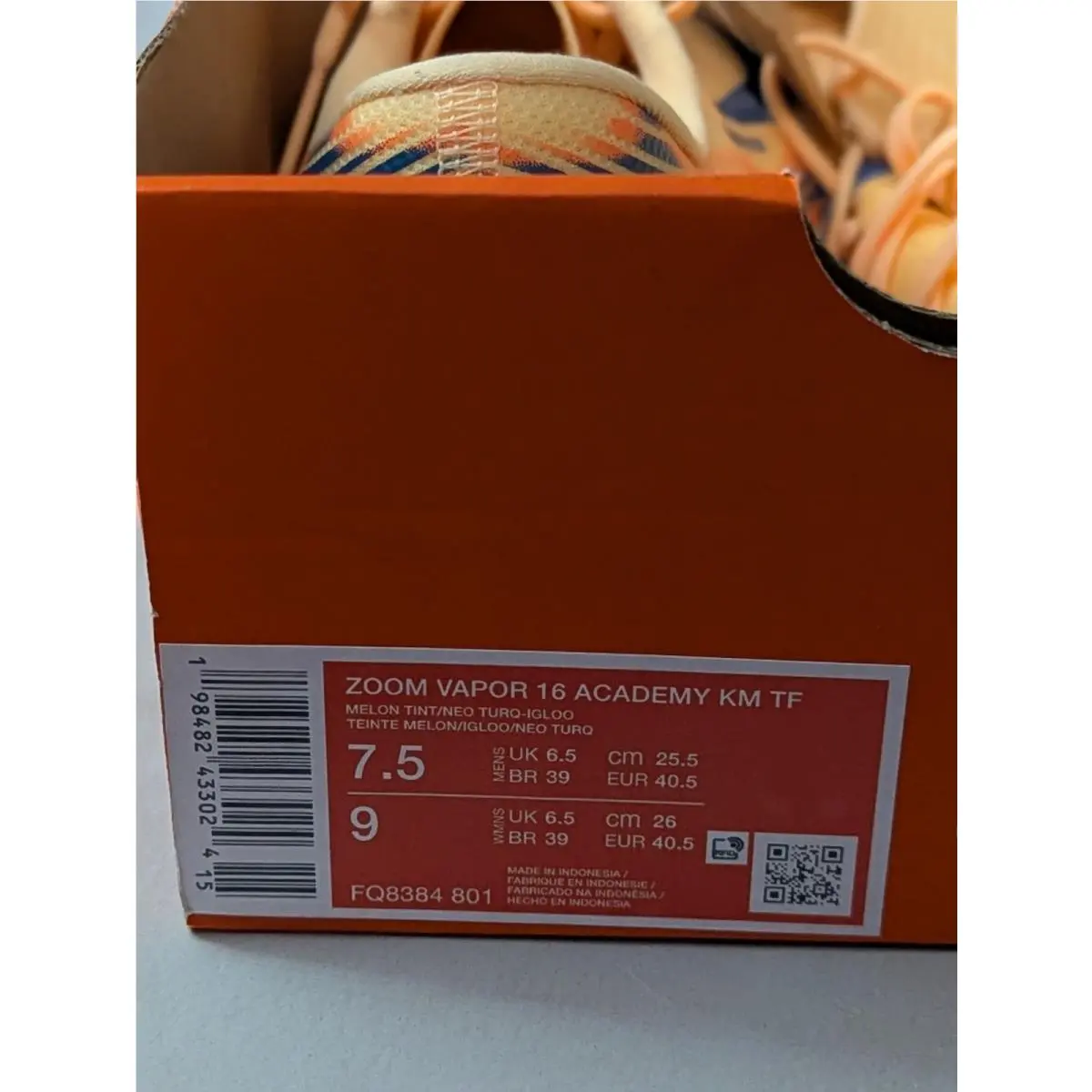 Nike shoes - Nike Zoom Vapor 16 Academy - FQ8384-801 - Orange (UPC: 198482433024) 3