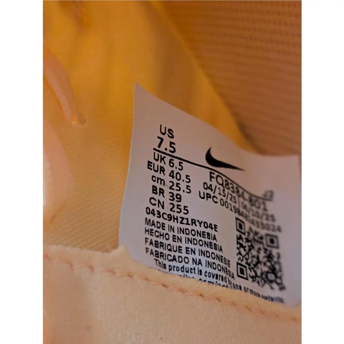 Nike shoes - Nike Zoom Vapor 16 Academy - FQ8384-801 - Orange (UPC: 198482433024) 4