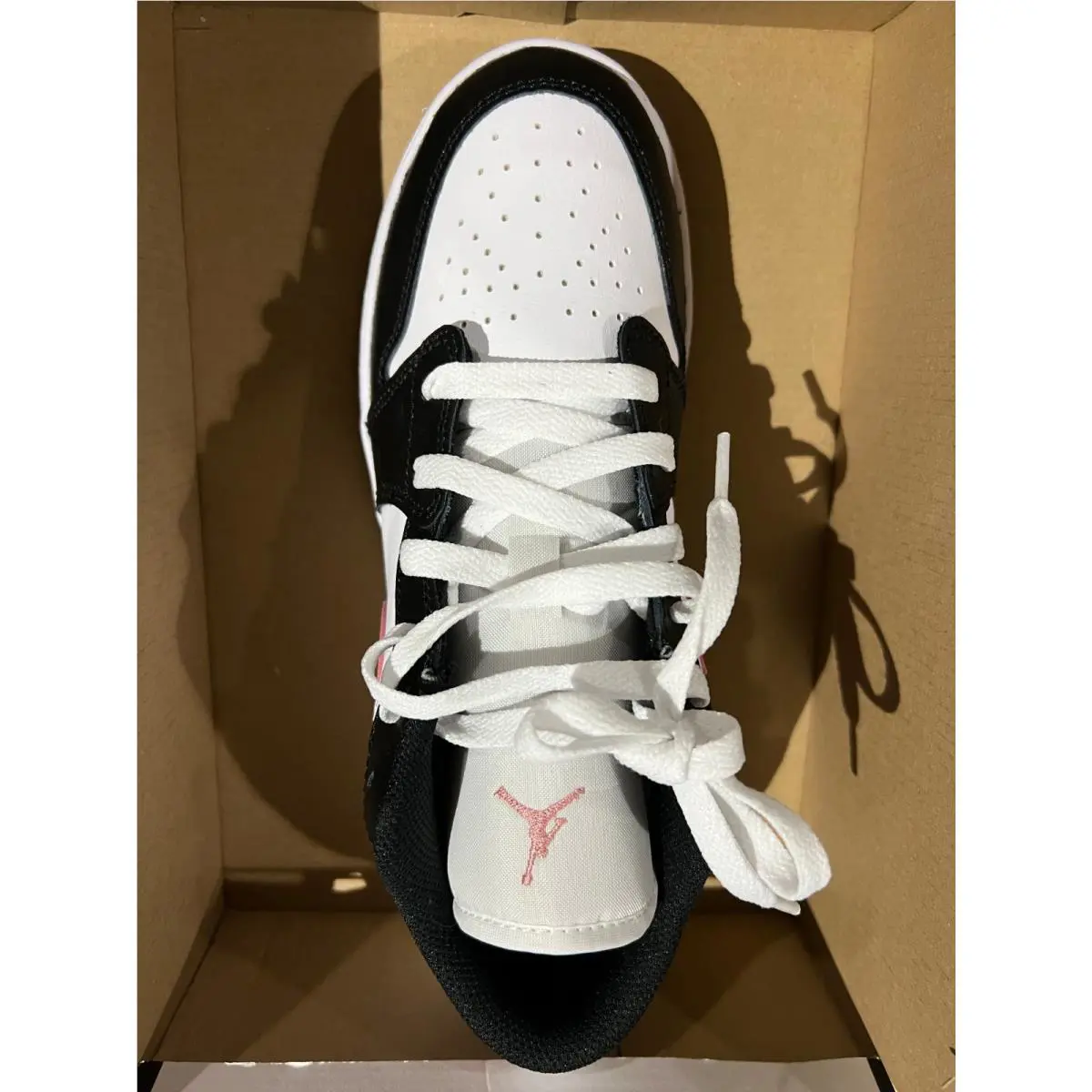 Nike shoes - WHITE/RUST PINK BLACK 1