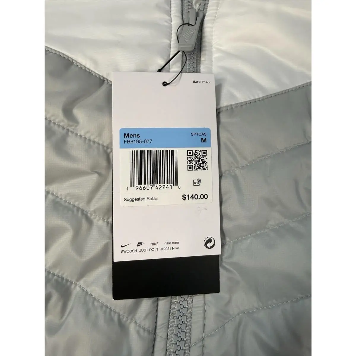 Nike clothing - Nike Therma-FIT - FB8195-077 - White (UPC: 0196607422427) 10