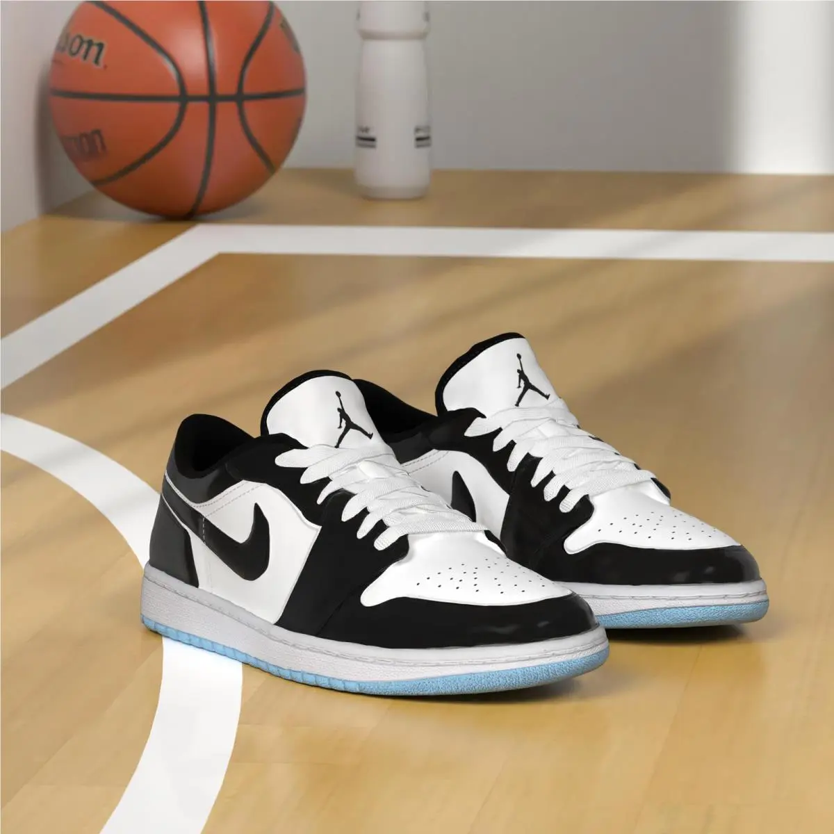 Nike shoes - DV1309100285 - DV1309-100/285 - White/Black (UPC: 196154226028) 0