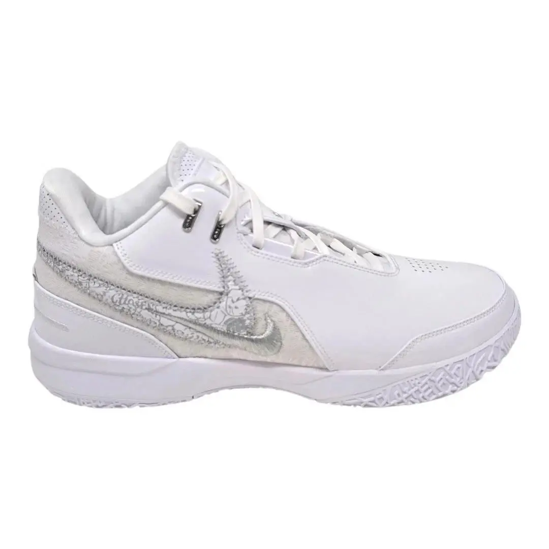 Nike ZM Lebron Nxxt Gen Ampd Men`s - White/gray - FJ1566 102 - Size 10.5 Us-new