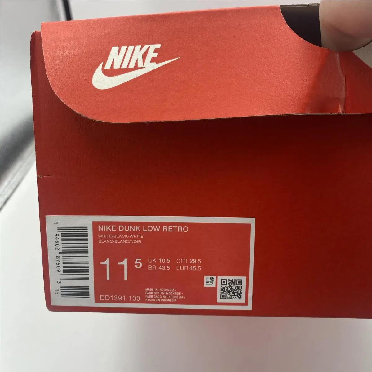 Nike shoes - Nike Dunk Low Retro - Dunk Low Retro - Black (UPC: 194502876093) 0