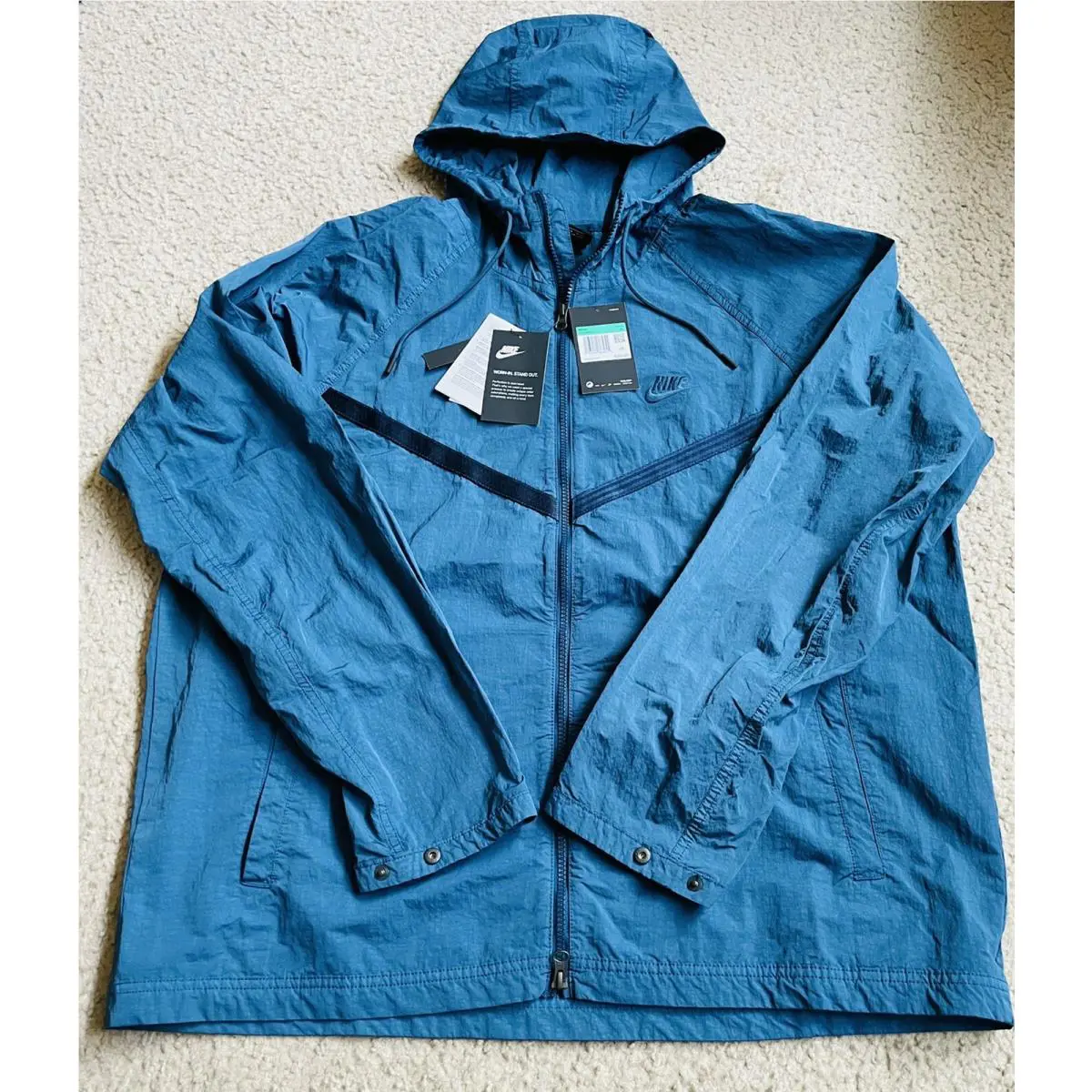 Nike clothing - Nike Windrunner Jacket - Windrunner Jacket - Blue (UPC: 0193154863055) 0