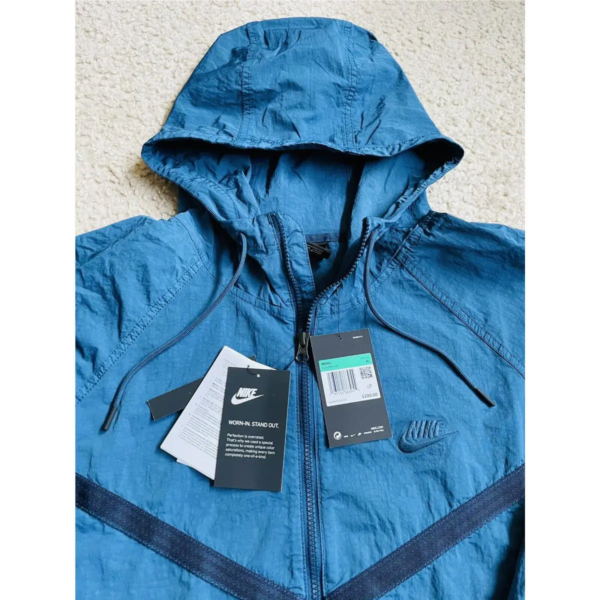 Nike clothing - Nike Windrunner Jacket - Windrunner Jacket - Blue (UPC: 0193154863055) 1