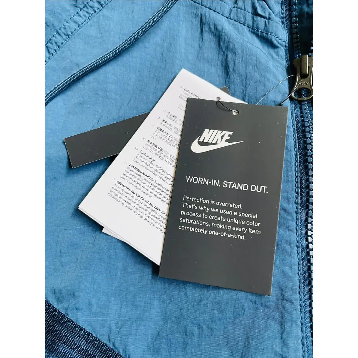 Nike clothing - Nike Windrunner Jacket - Windrunner Jacket - Blue (UPC: 0193154863055) 4