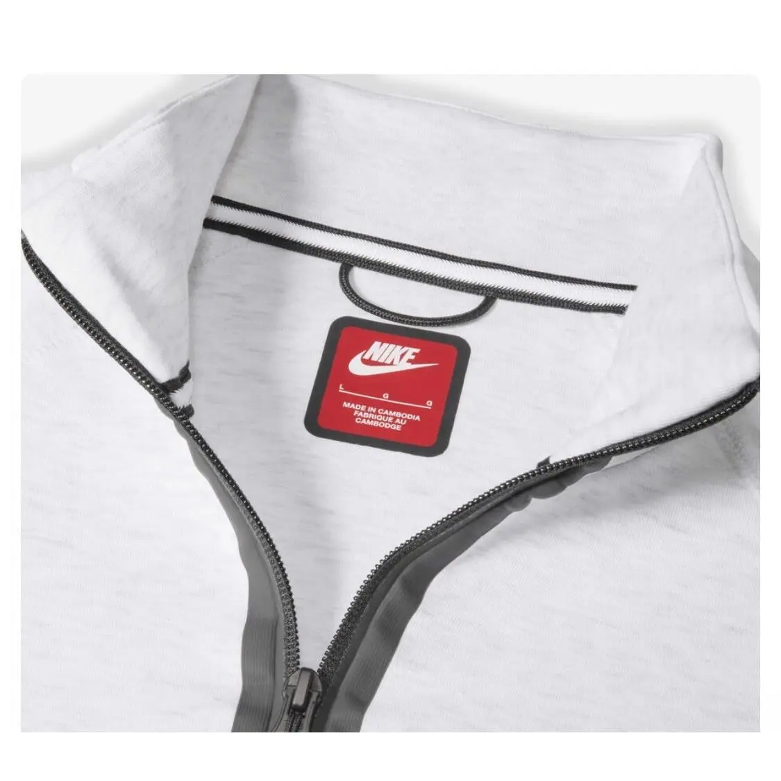 Nike clothing - FB7998-051 - FB7998-051 - Birch Heather/Black 7