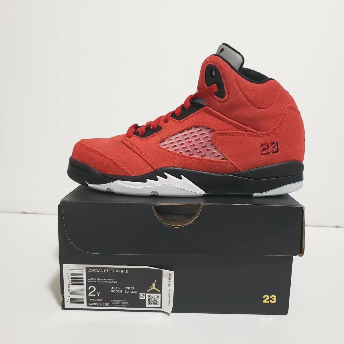 Nike shoes - Air Jordan 5 - Air - 440889 600 - Red (UPC: 194957187188) 9