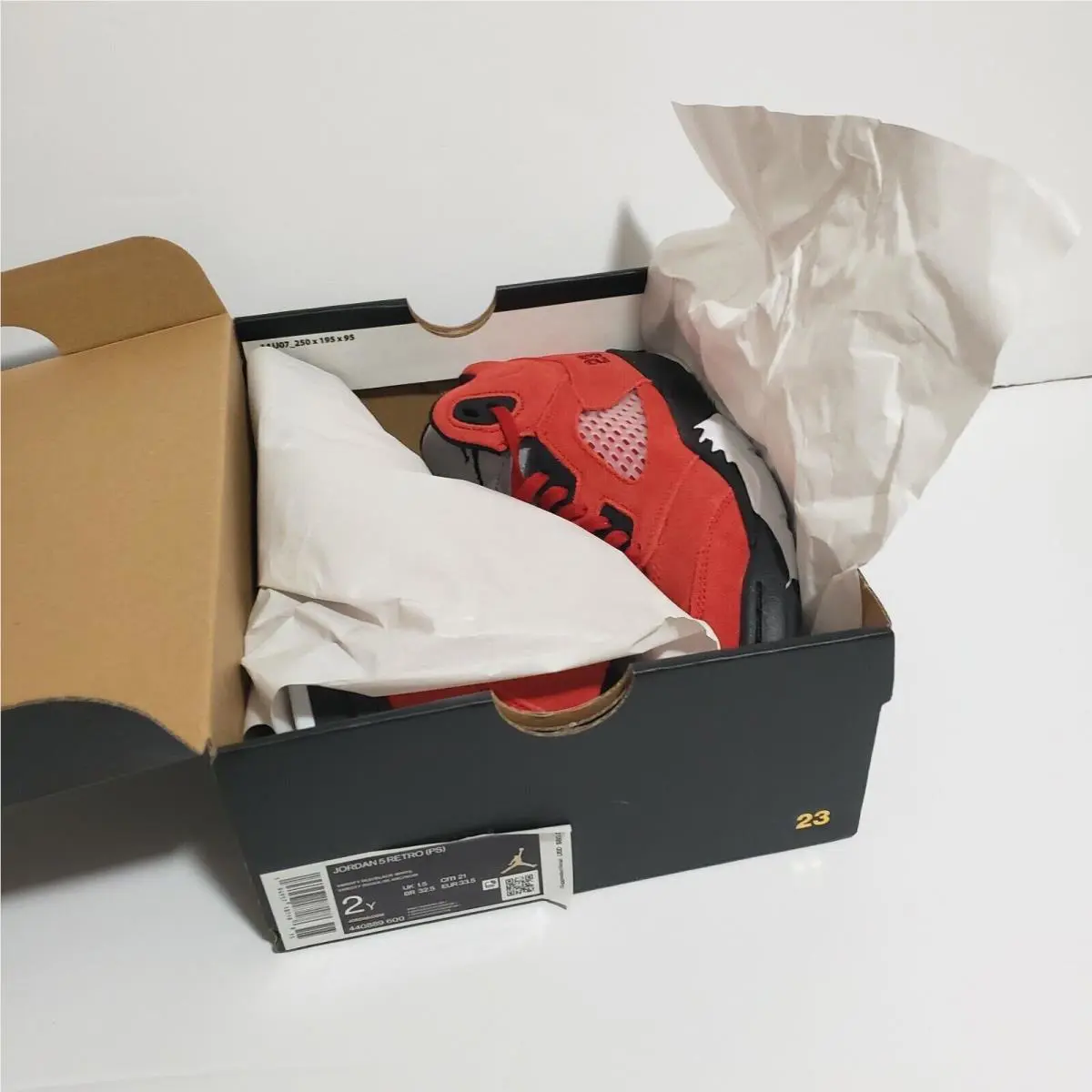 Nike shoes - Air Jordan 5 - Air - 440889 600 - Red (UPC: 194957187188) 11
