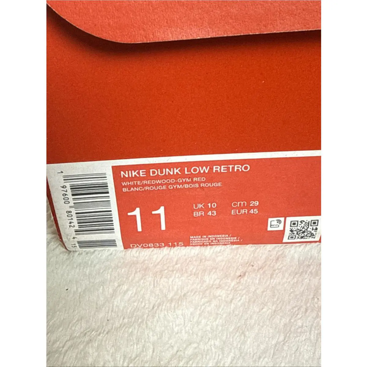Nike shoes - Dunk - Dunk - Red/White/Red 6