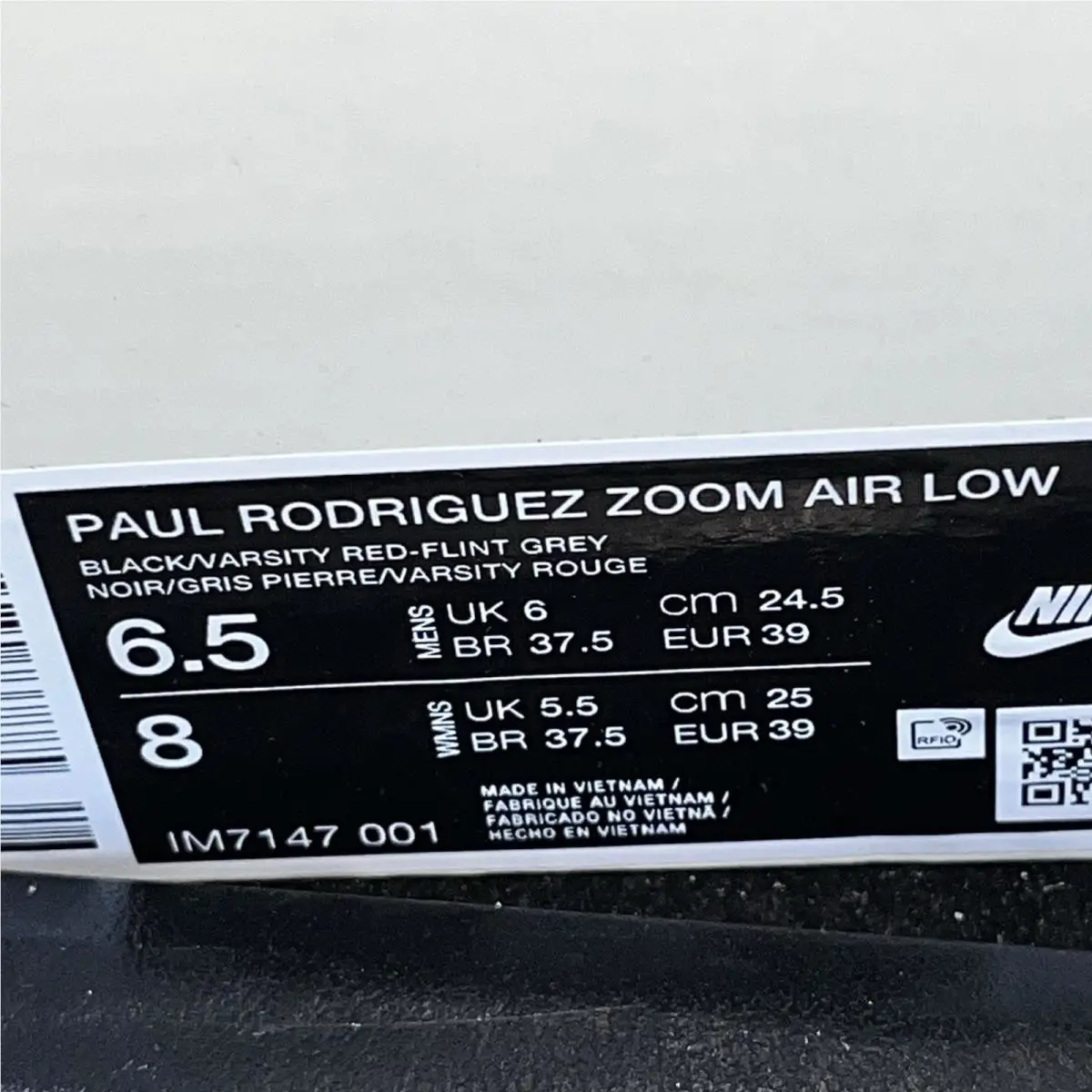 Nike shoes - Nike Zoom Air Paul Rodriguez 1 - IM7147-001 - Black 6