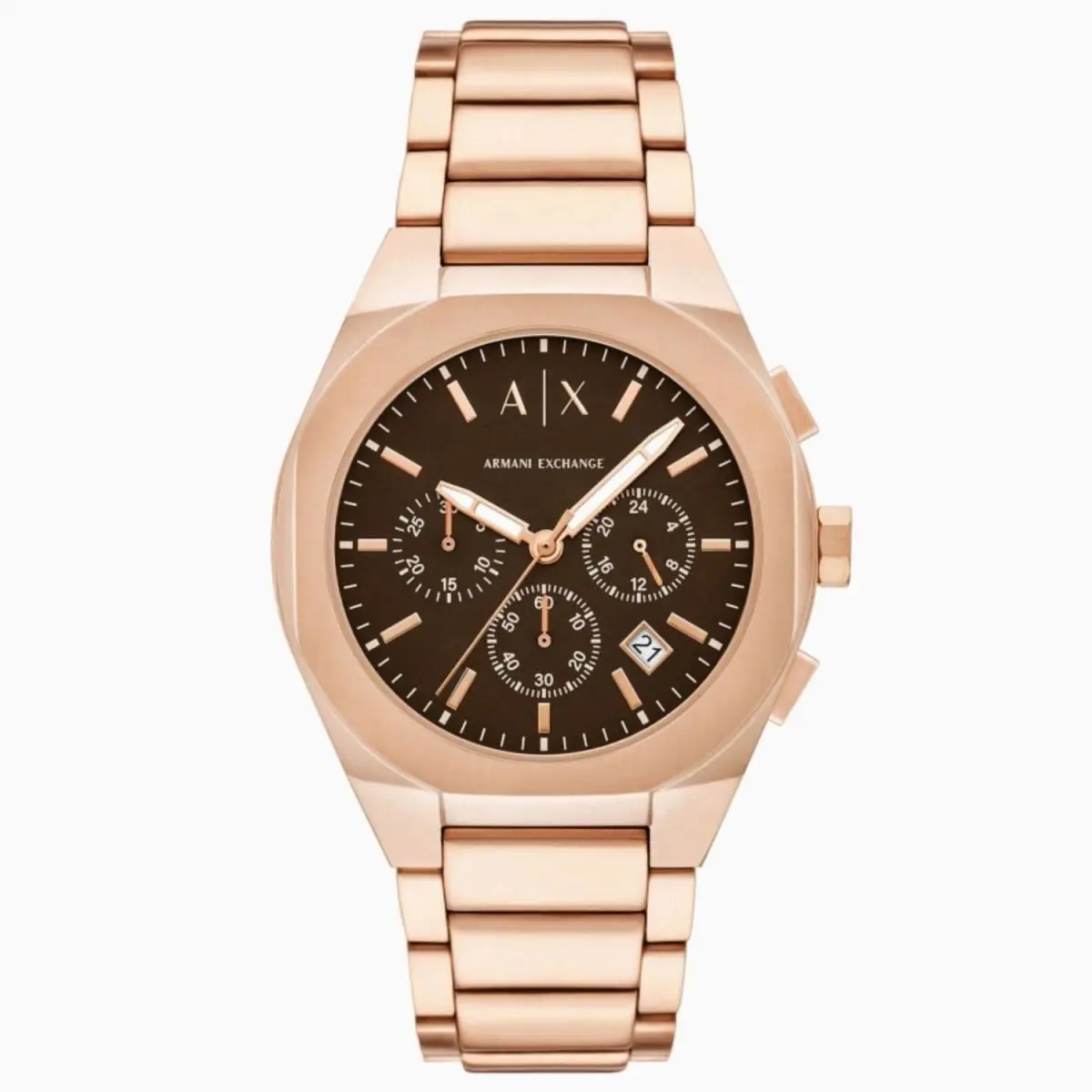 Men`s Sync Brown Dial Watch - AX4188 by Armani Exchange