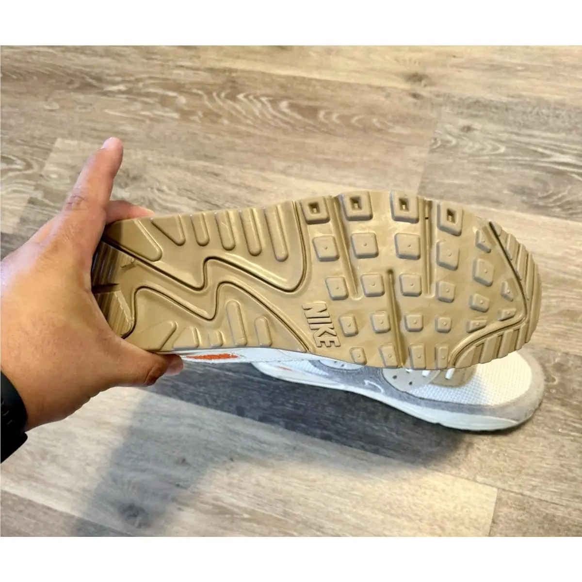 Nike shoes - Nike Air Max 90 Premium - IM6773-104 - Muslin / Pale Ivory / College Grey / Sail (UPC: 198486288743) 9