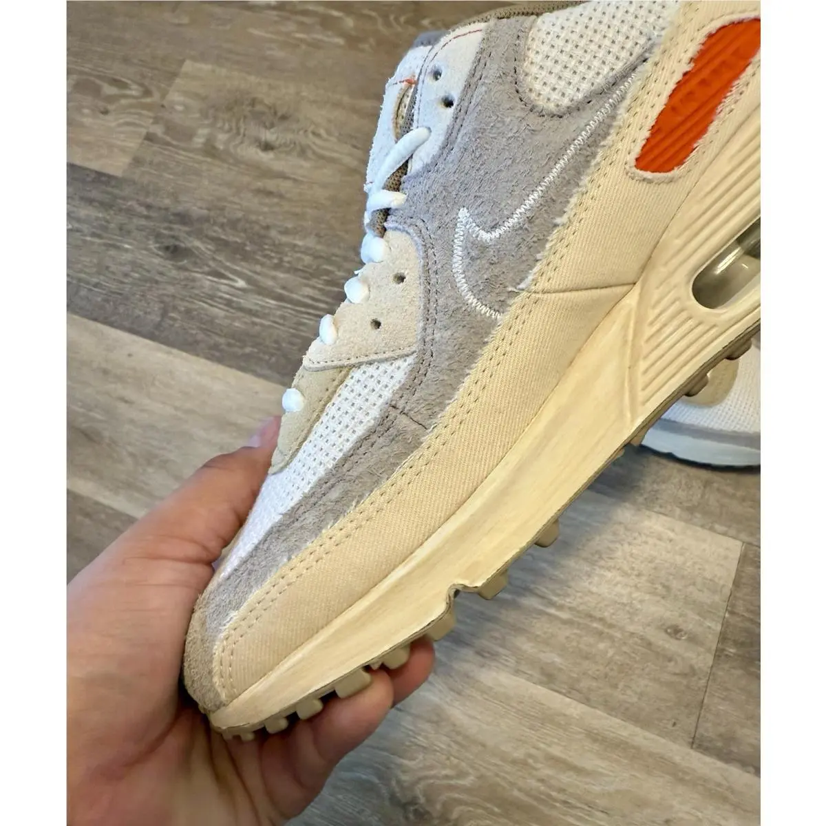 Nike shoes - Nike Air Max 90 Premium - IM6773-104 - Muslin / Pale Ivory / College Grey / Sail (UPC: 198486288743) 2