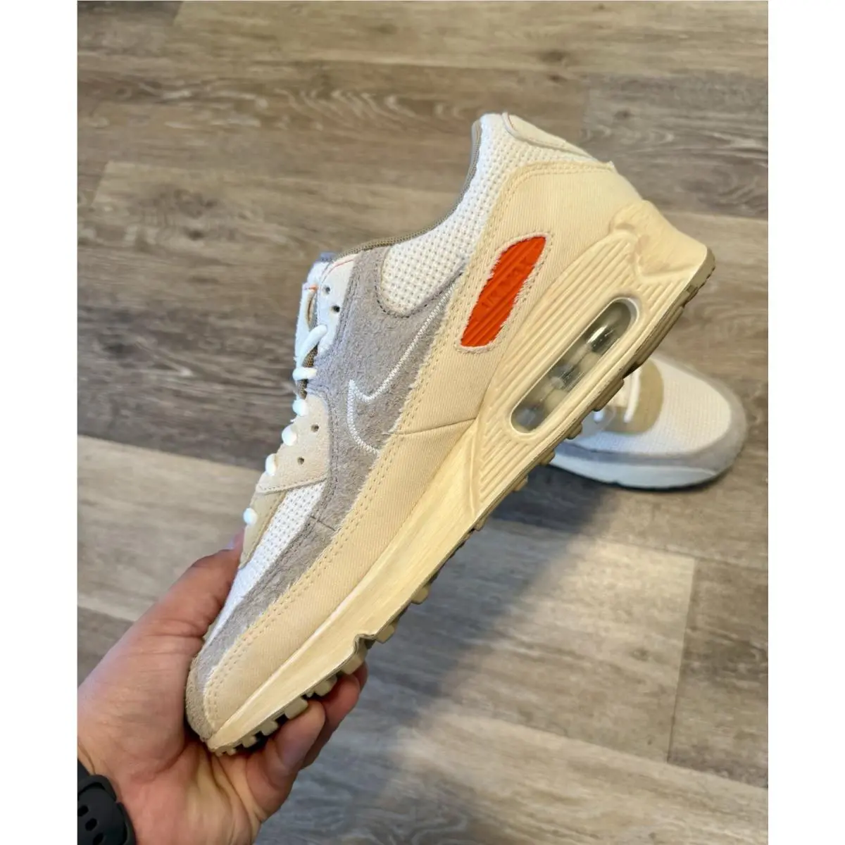 Nike shoes - Nike Air Max 90 Premium - IM6773-104 - Muslin / Pale Ivory / College Grey / Sail (UPC: 198486288743) 3