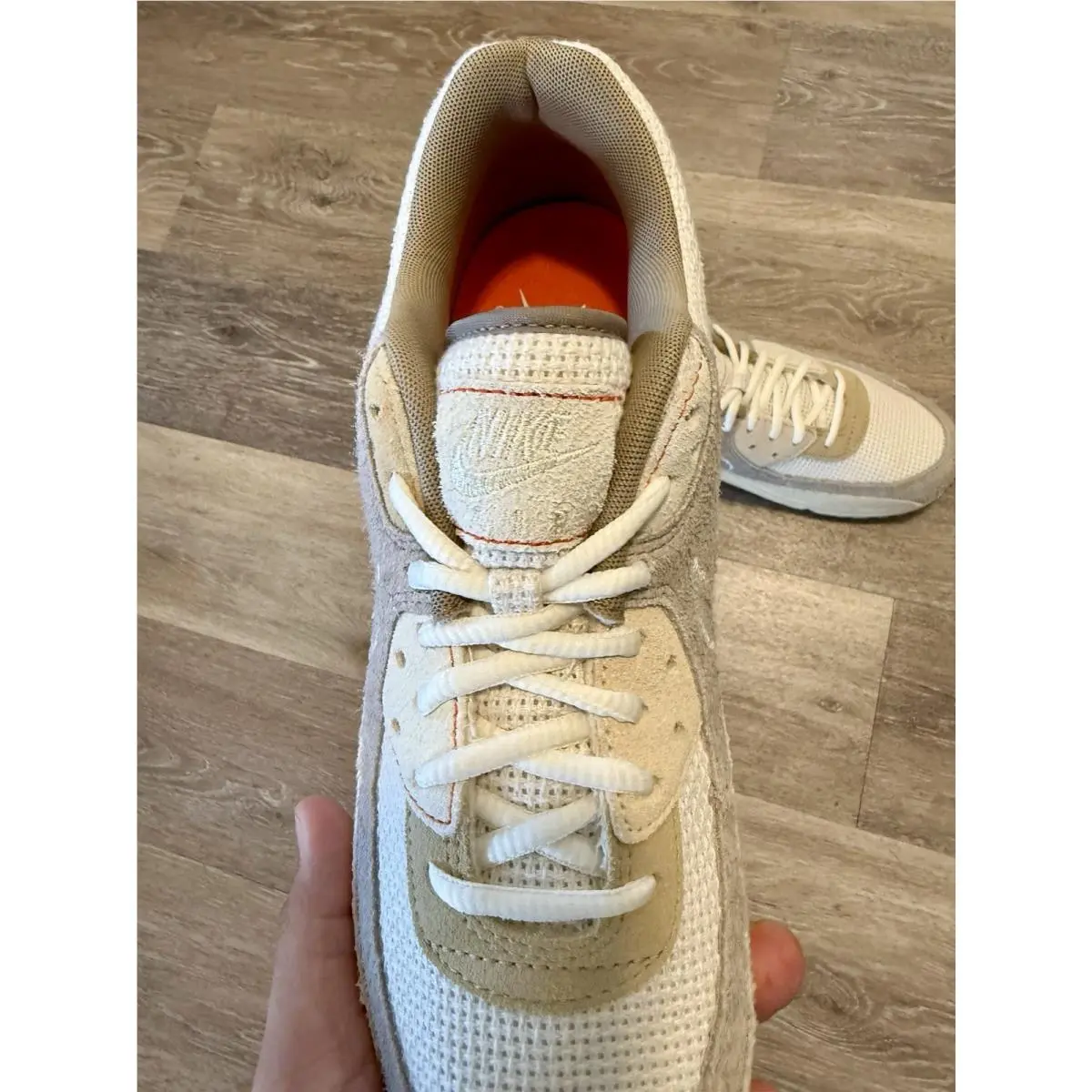 Nike shoes - Nike Air Max 90 Premium - IM6773-104 - Muslin / Pale Ivory / College Grey / Sail (UPC: 198486288743) 6