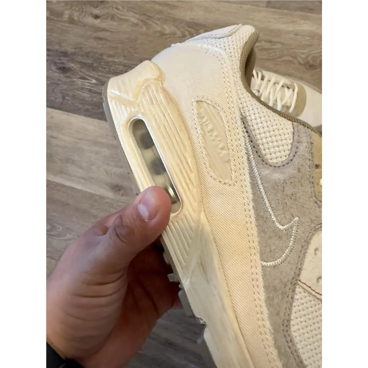 Nike shoes - Nike Air Max 90 Premium - IM6773-104 - Muslin / Pale Ivory / College Grey / Sail (UPC: 198486288743) 7