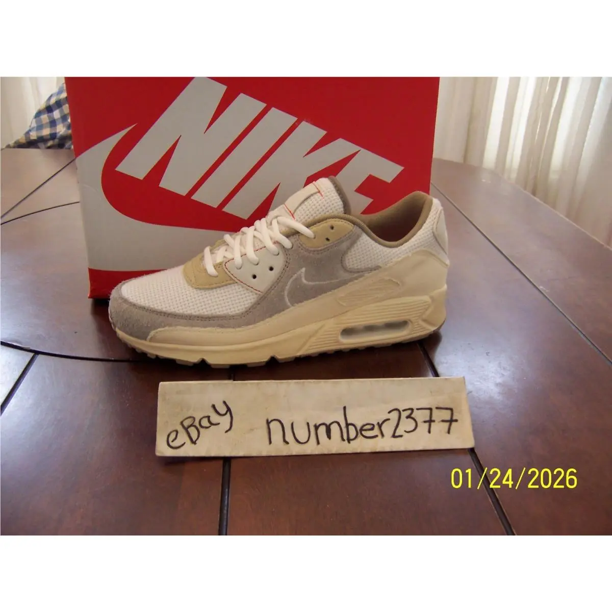 Nike Air Max 90 Premium ‘pale Ivory’ Sail IM6773-104 Men’s Size 10.5