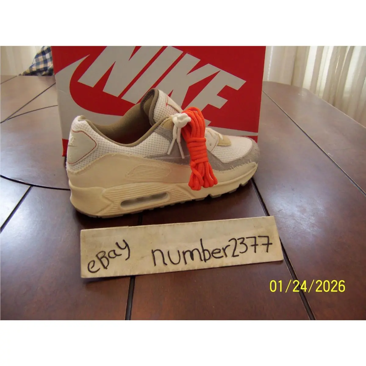 Nike shoes - Nike Air Max 90 Premium - IM6773-104 - Muslin / Pale Ivory / College Grey / Sail (UPC: 198486275712) 0