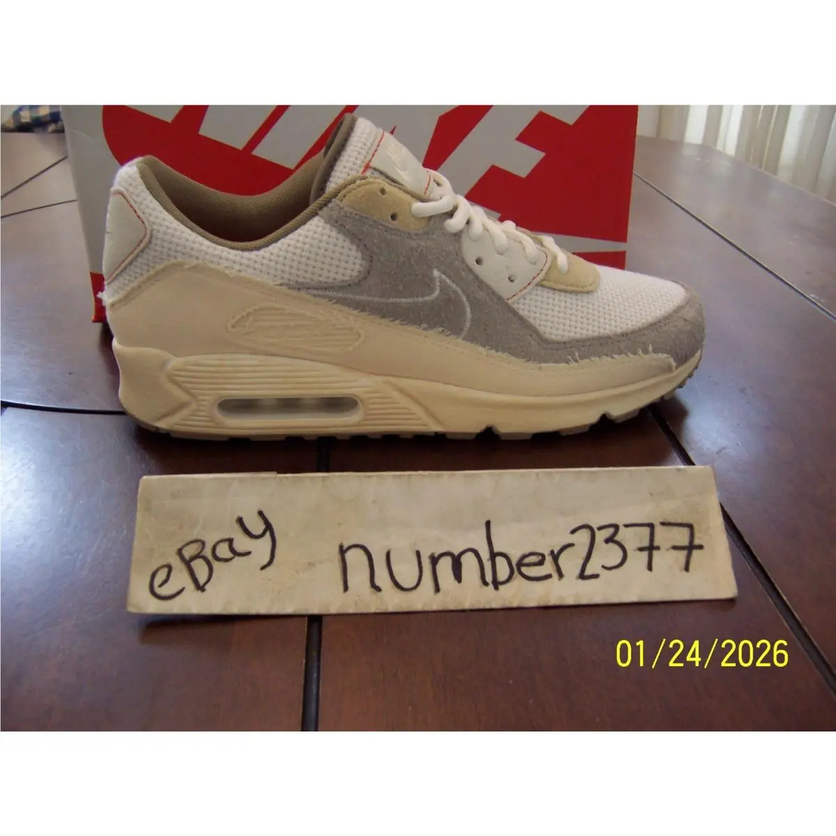 Nike shoes - Nike Air Max 90 Premium - IM6773-104 - Muslin / Pale Ivory / College Grey / Sail (UPC: 198486275712) 1