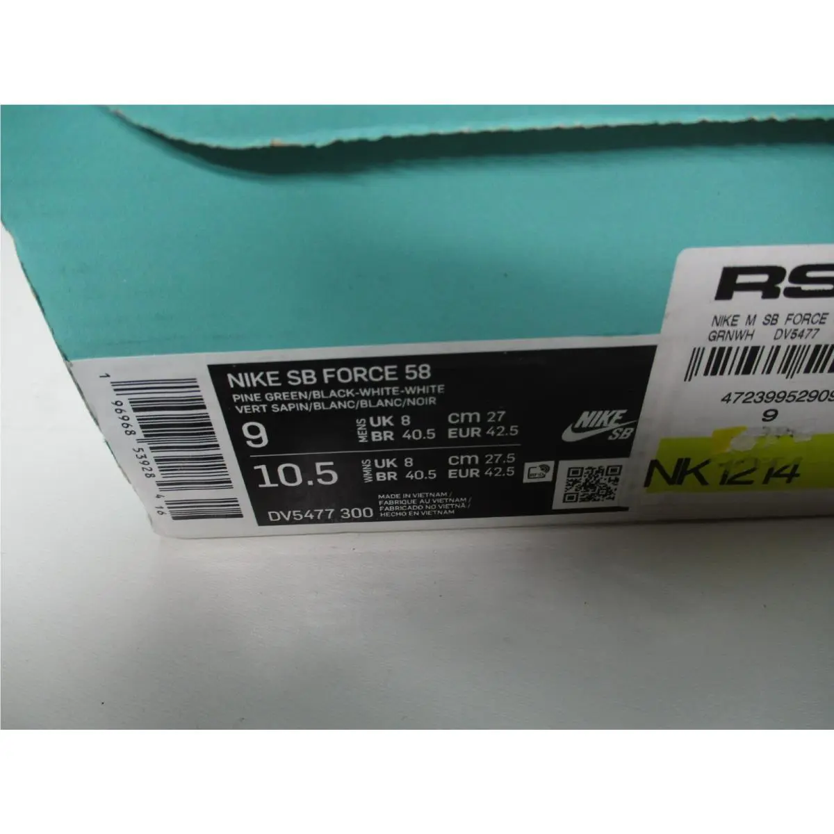 Nike shoes - Nike SB Force 58 - Force - Green 7