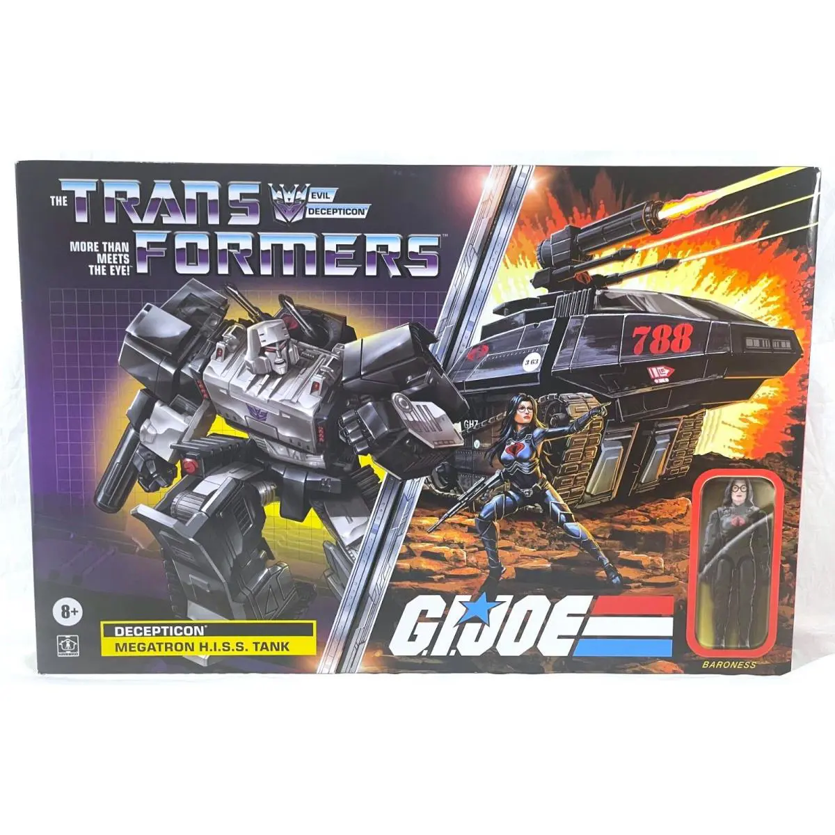 Transformers Generations G.i. Joe Cobra Megatron H.i.s.s. Hiss Tank w/ Baroness