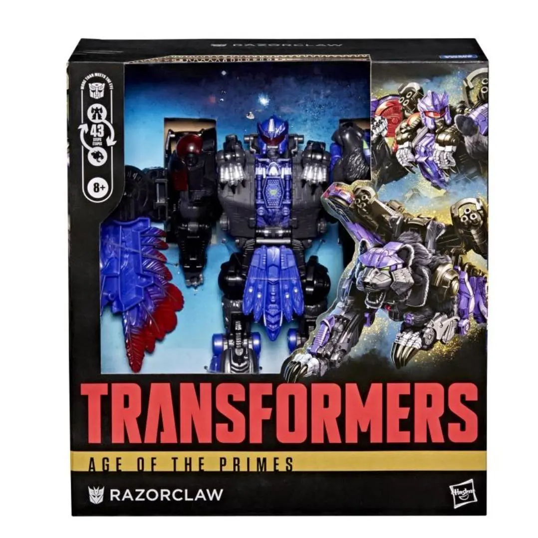 Transformers Age of The Primes Leader Class Razorclaw Action Figure In-hand