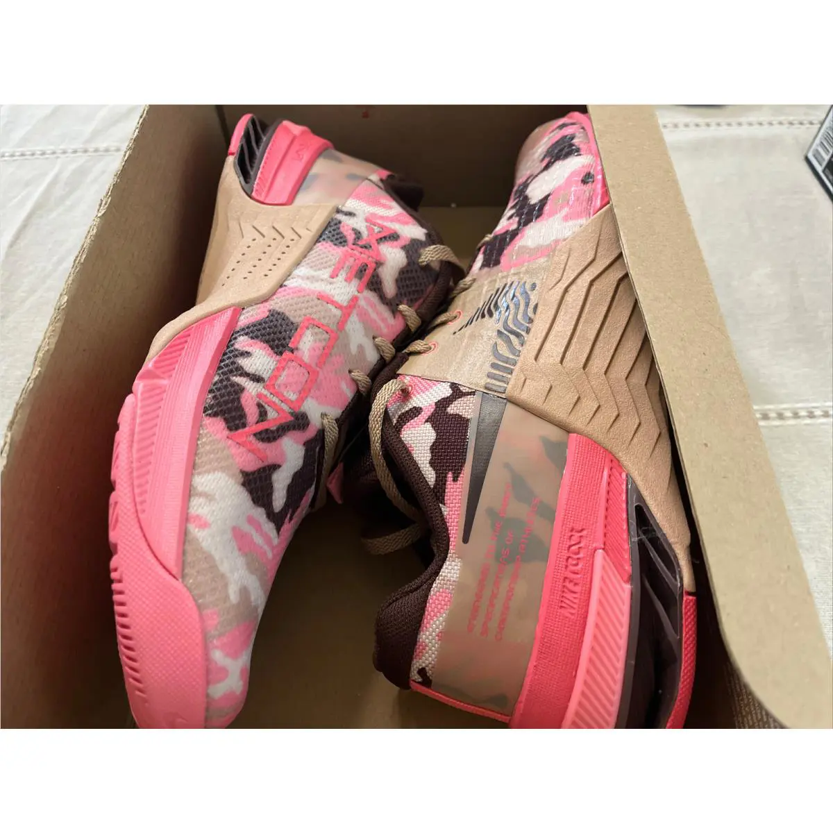 Nike shoes - Nike Metcon 8 AMP - Metcon AMP - DV9013-200 - Hemp/Sand Drift/Coral Chok/Earth 13