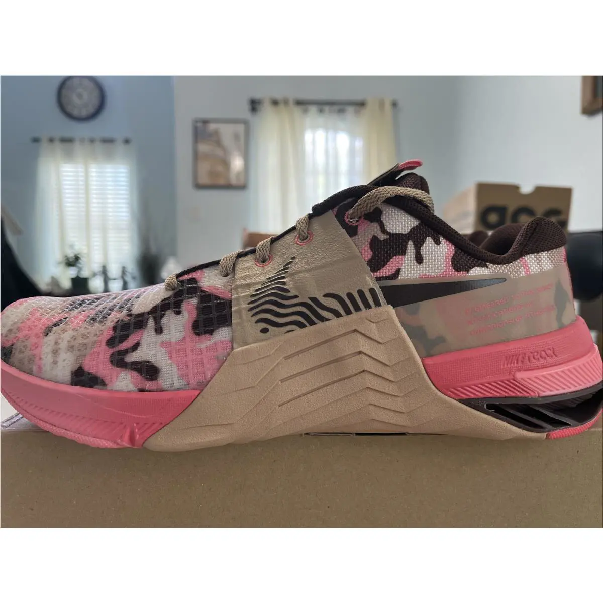 Nike shoes - Nike Metcon 8 AMP - Metcon AMP - DV9013-200 - Hemp/Sand Drift/Coral Chok/Earth 2