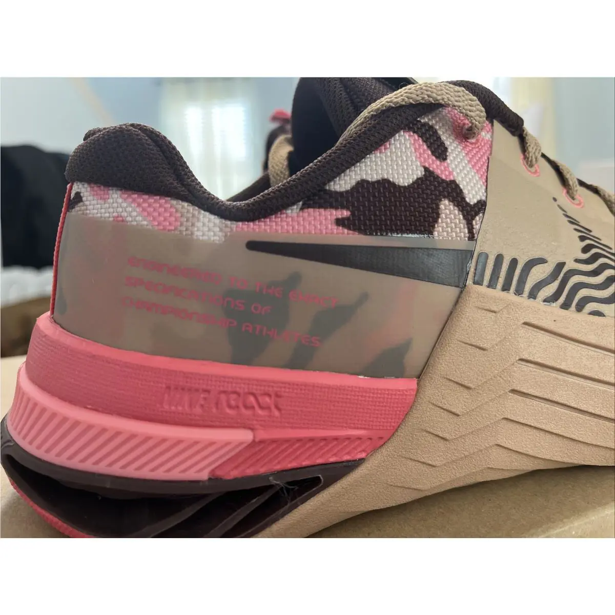 Nike shoes - Nike Metcon 8 AMP - Metcon AMP - DV9013-200 - Hemp/Sand Drift/Coral Chok/Earth 7