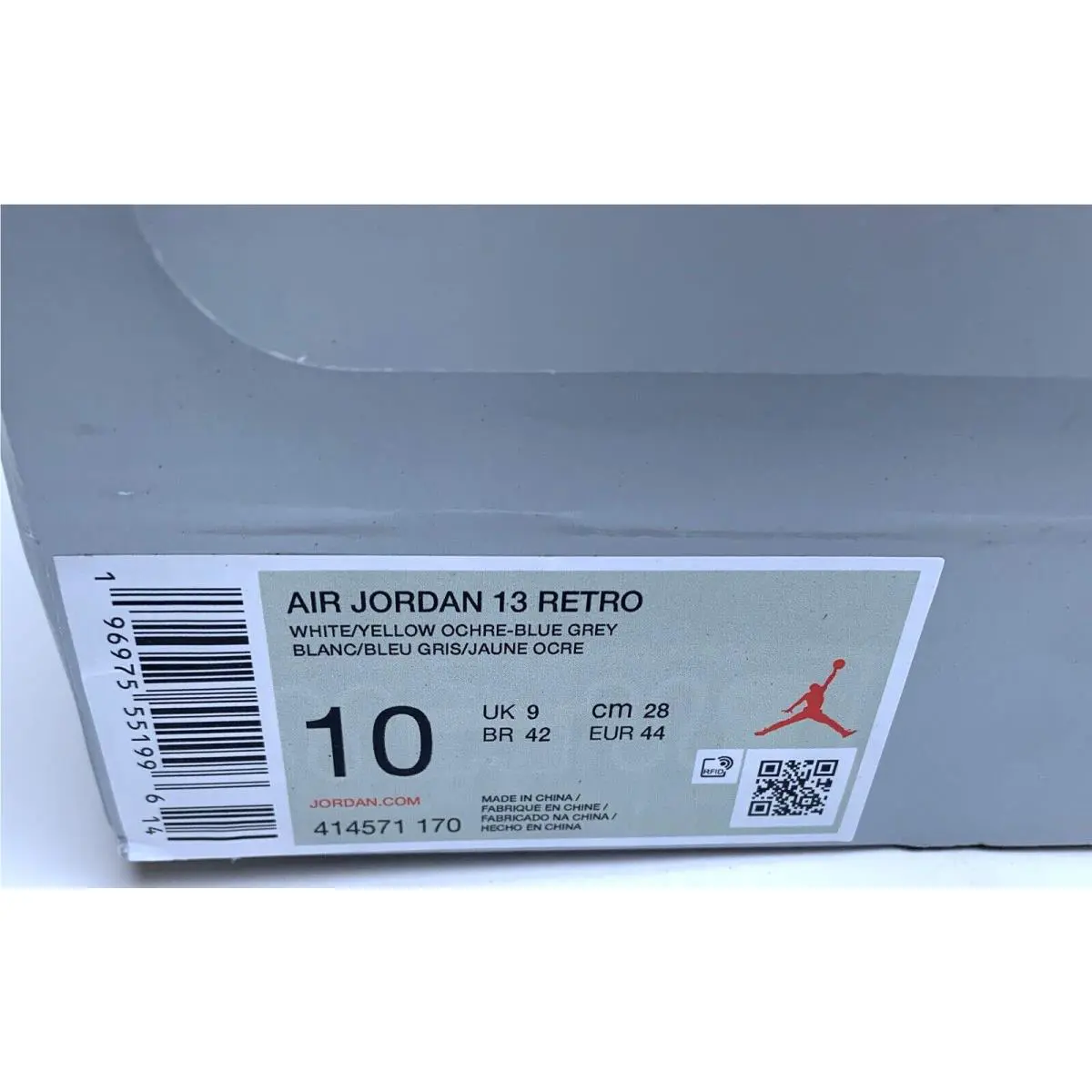 Nike shoes - Air Jordan 13 Retro - Air Retro - 414571-170 - Gray (UPC: 0196975551996) 8