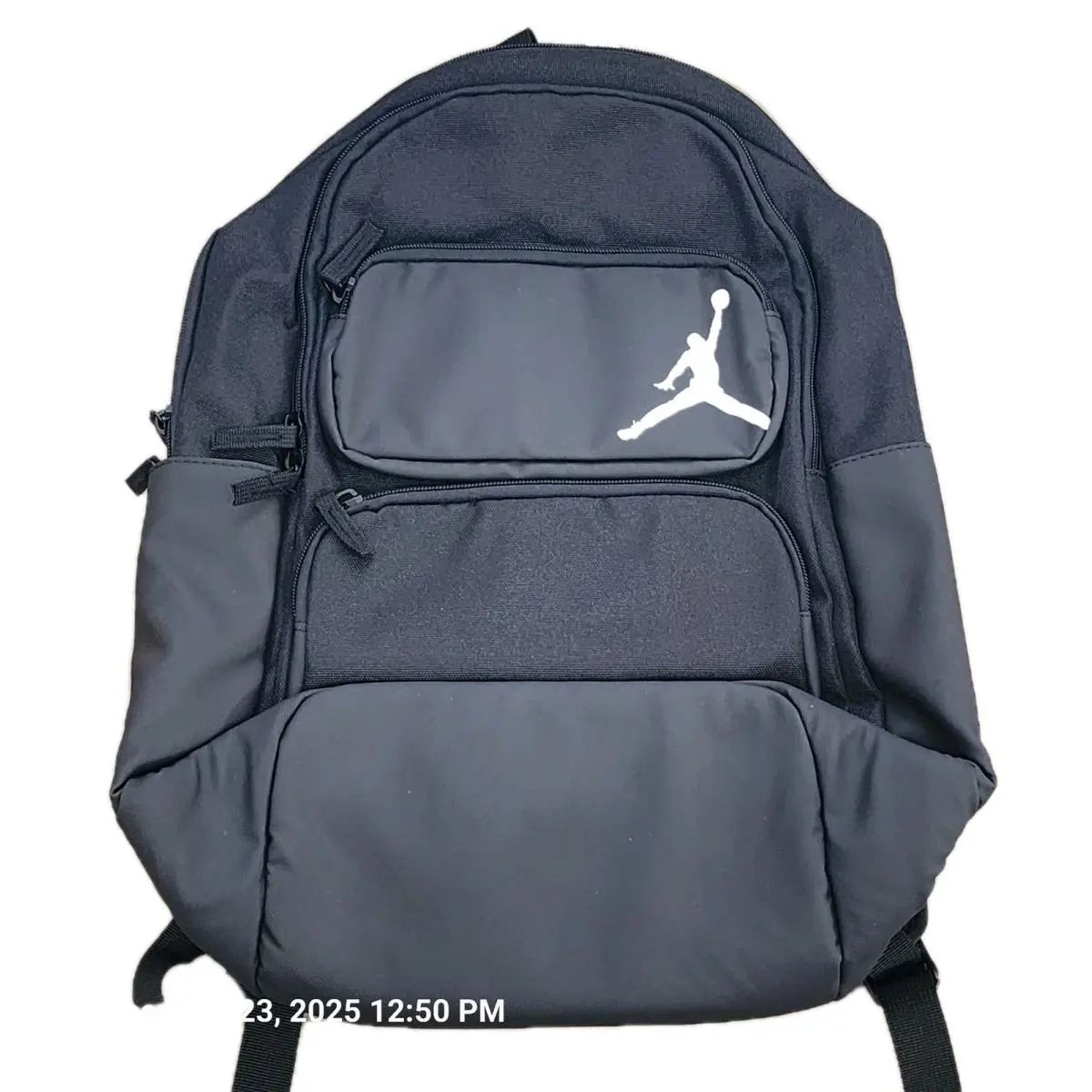 Nike Air Jordan Level Black 15 Laptop Backpack Travel Gym School MA0879-023