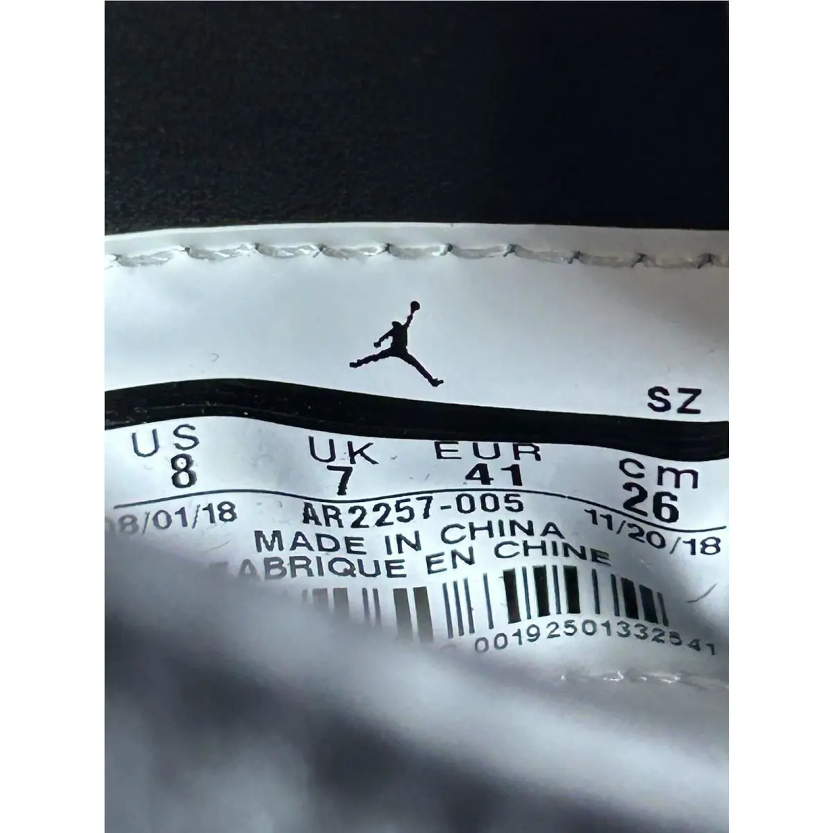 Nike shoes - Air Jordan 6 - Air - AR2257-005 - Black 8