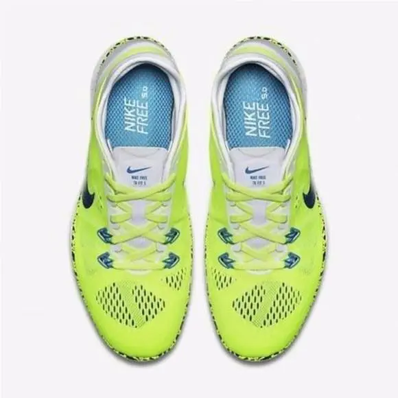 Nike shoes - VOLT, WHITE, LIGHT BLUE, LACQUER, BLACK 4