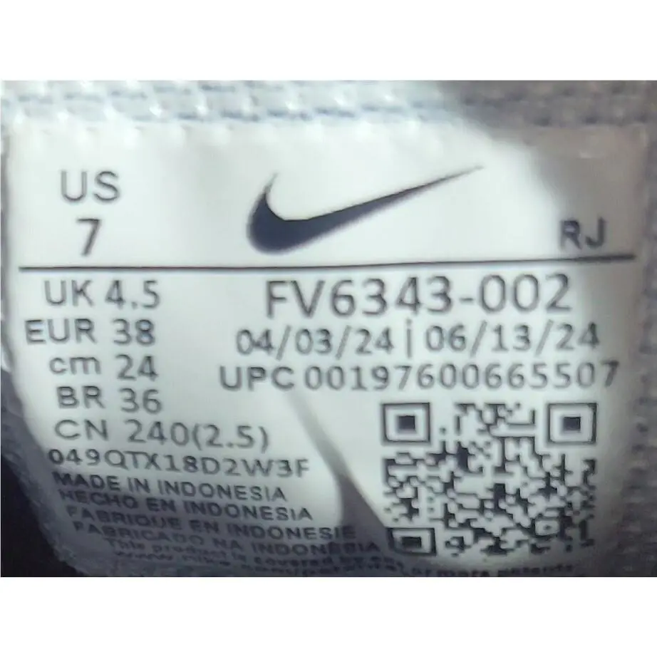 Nike shoes - FV6343002 - FV6343-002 - Black (UPC: 00197600665507) 9