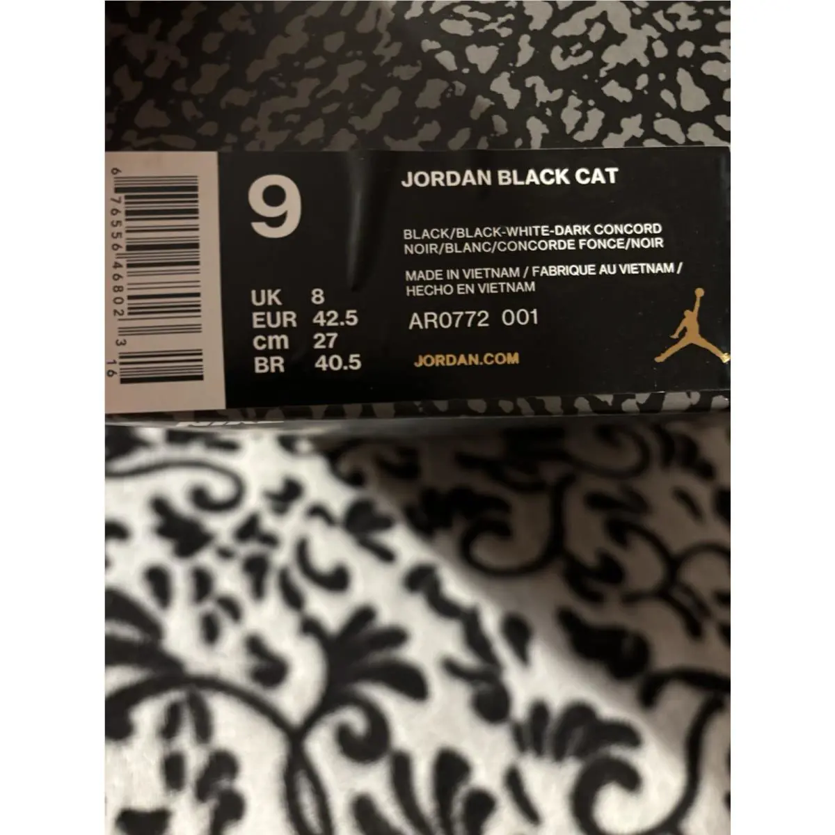 Nike shoes - CAT - CAT - AR0772001 - Black 3