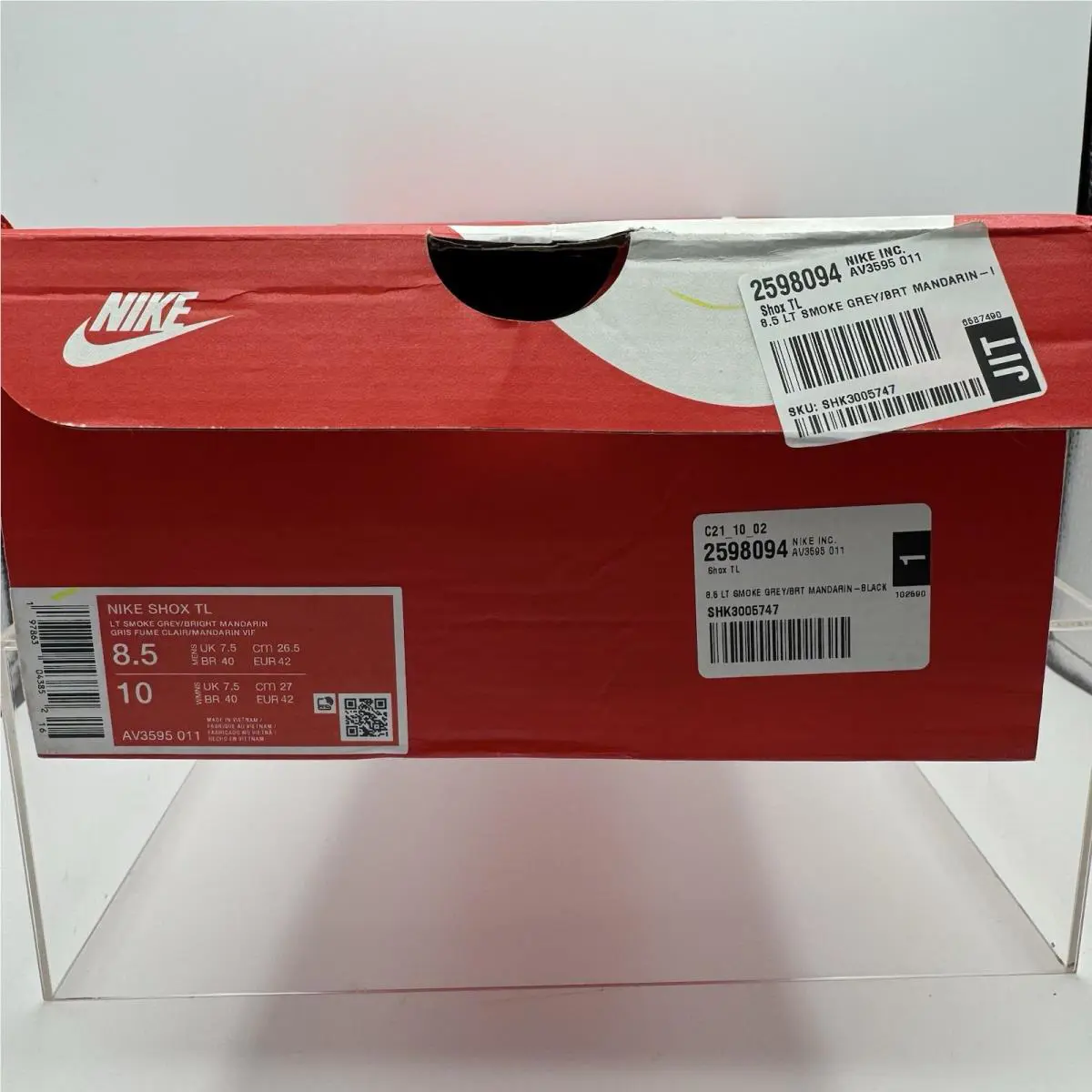 Nike shoes - Nike Shox TL - Shox - AV3595-011 - Gray 7
